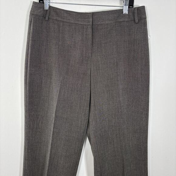 Apt 9 Maxwell Dress Slacks Pants 12 Short Inseam 30" Grey Tweed Business Office - Picture 2 of 8